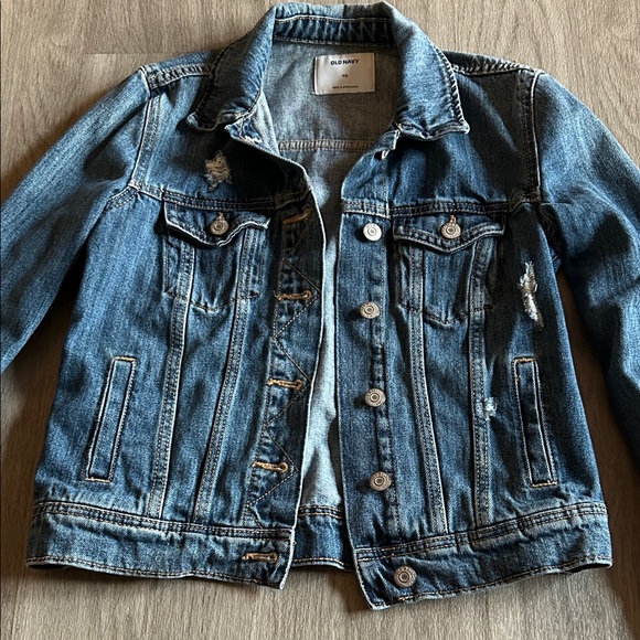 Old Navy Blue Jean Jacket - Picture 1 of 8